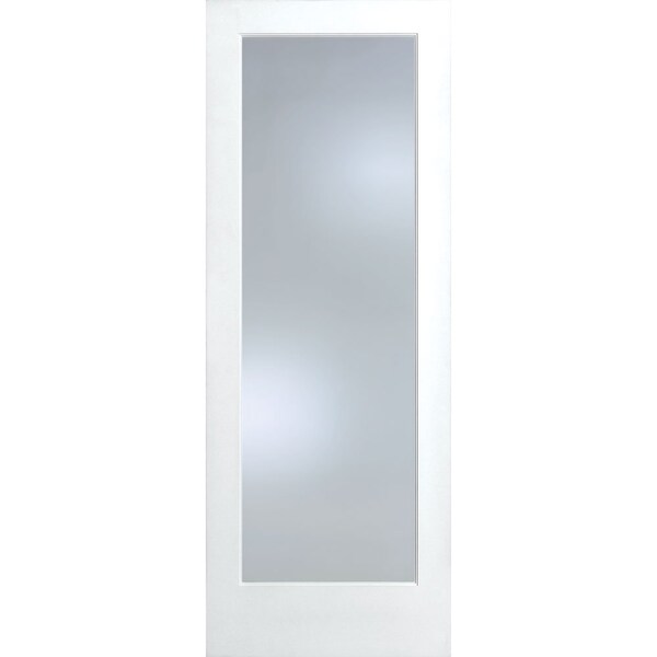 Codel Doors 30" x 80" Primed 1Lite Interior French Slab Door with